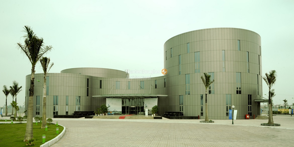 tấm ốp nhôm Quadro Clad. - Hunter Douglas 2